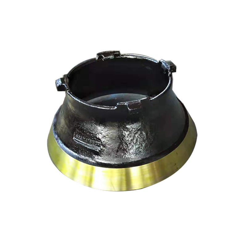 High manganese steel casting cone crusher concave mantle gyratory crusher spare parts cone manganese steel