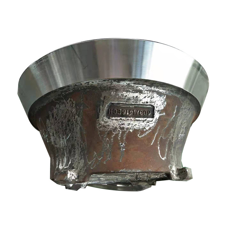 High manganese steel casting cone crusher concave mantle gyratory crusher spare parts cone manganese steel