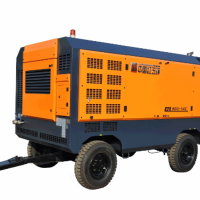 China supply HG800-20 20bar Dual Working Condition Design High Pressure Diesel Screw Air Compressor For Water Well Drilling Rig