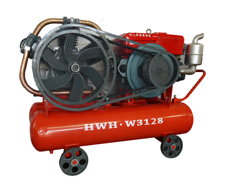 27hp 3 cylinder  diesel engine mine air compressor  W3128 for mining compressor prices