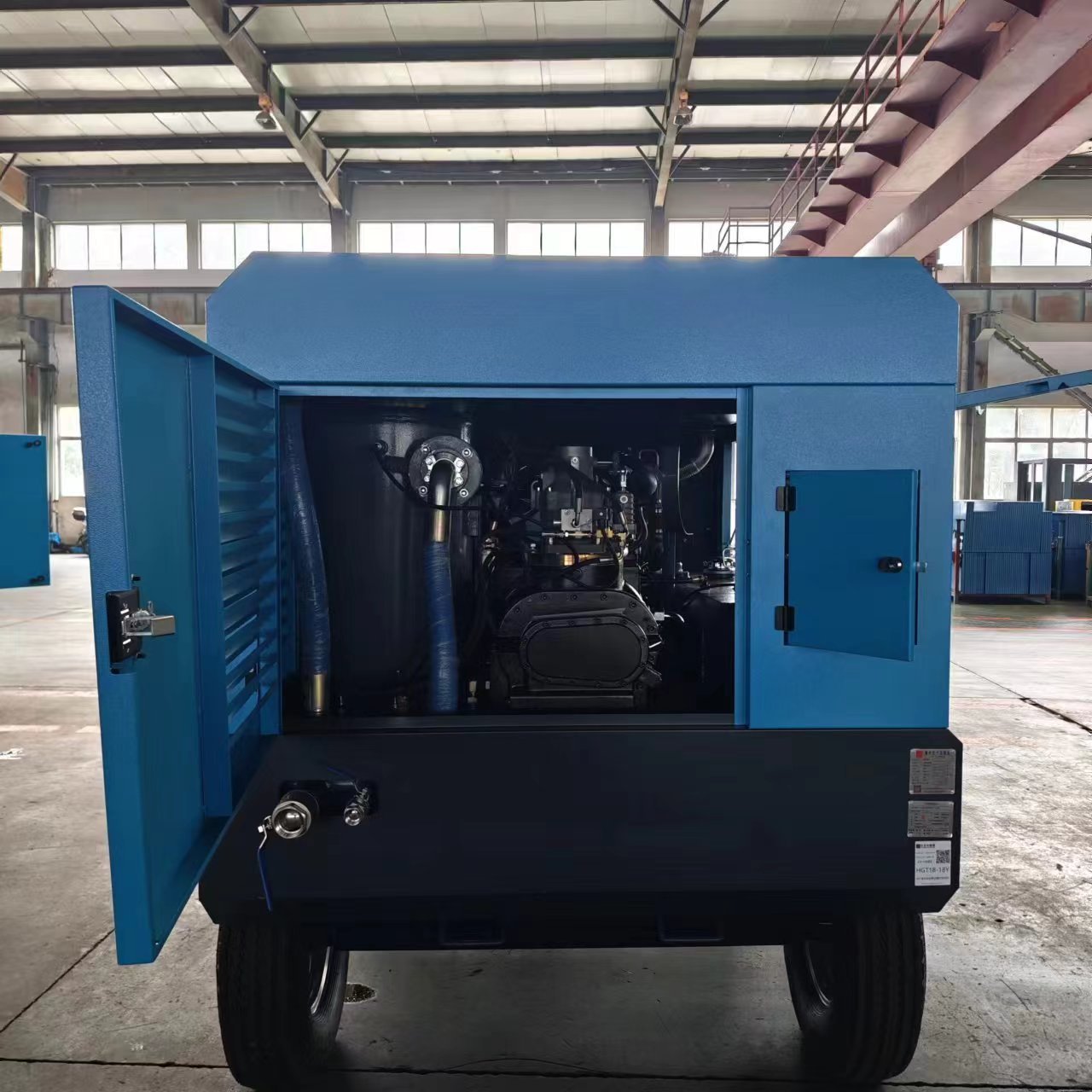 Hongwuhuan HGT17-17C  diesel rotary screw air compressor best air compressor for truck tires