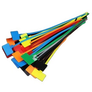 Zip Tie Colored Write Wire Cable Label Mark Tag Nylon Self-Locking Plastic Ties Network Cord Wire Strap Marker Cable tie 4.8X250