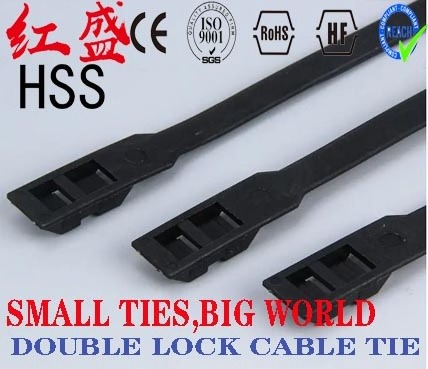 Hot products cheap full size portable DOUBLE LOCK 9X260MM CABLE TIES Nylon 6.6 CE ROHS REACH Certificated High Quality