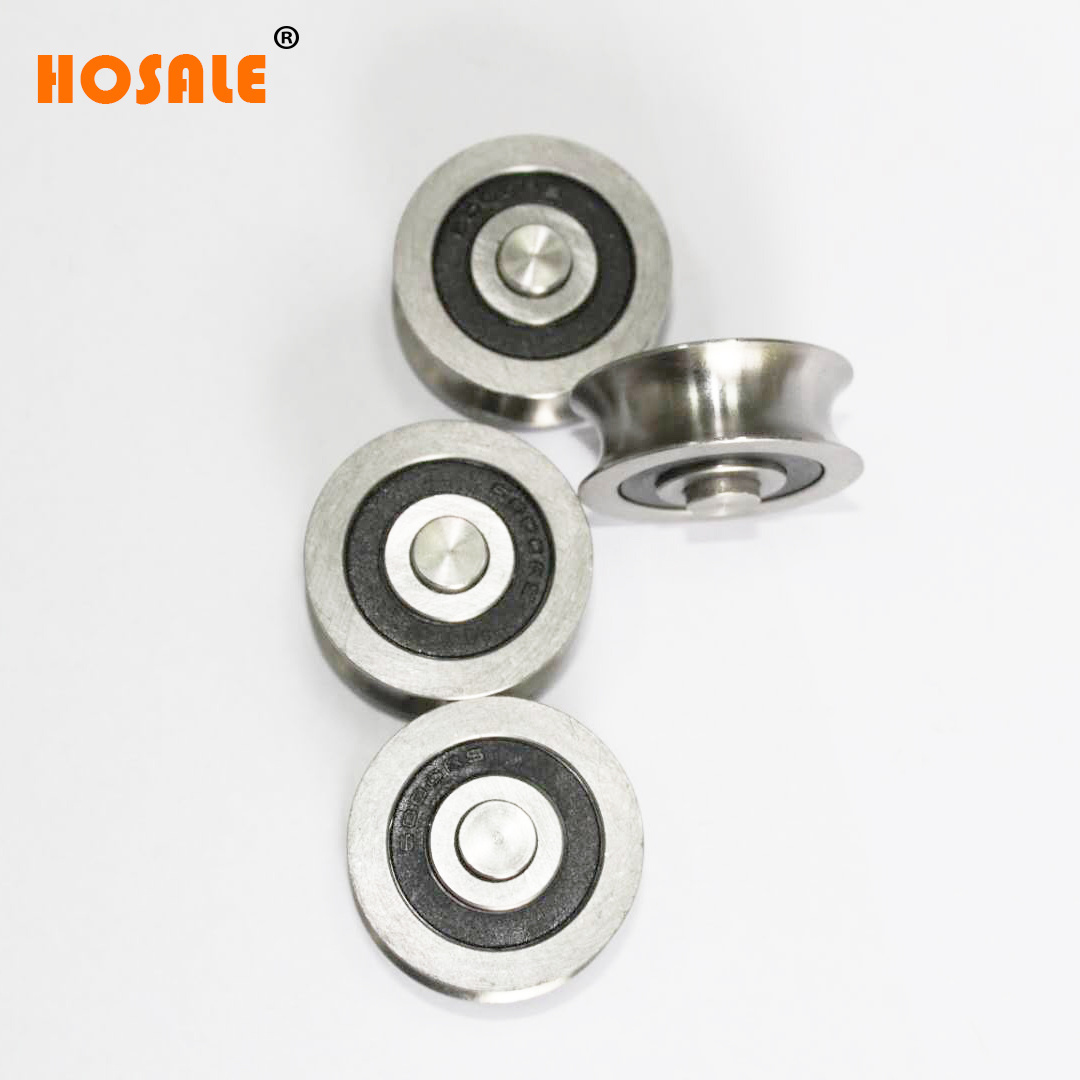 Movable door and window pulley customized as your drawing U groove guide bearing