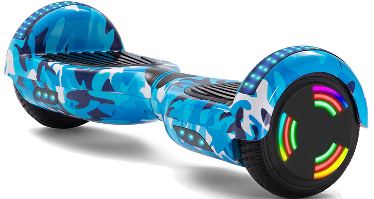 Cheap luminous power wheel 250w dual motor electric hoverboards balance scooter hovering board