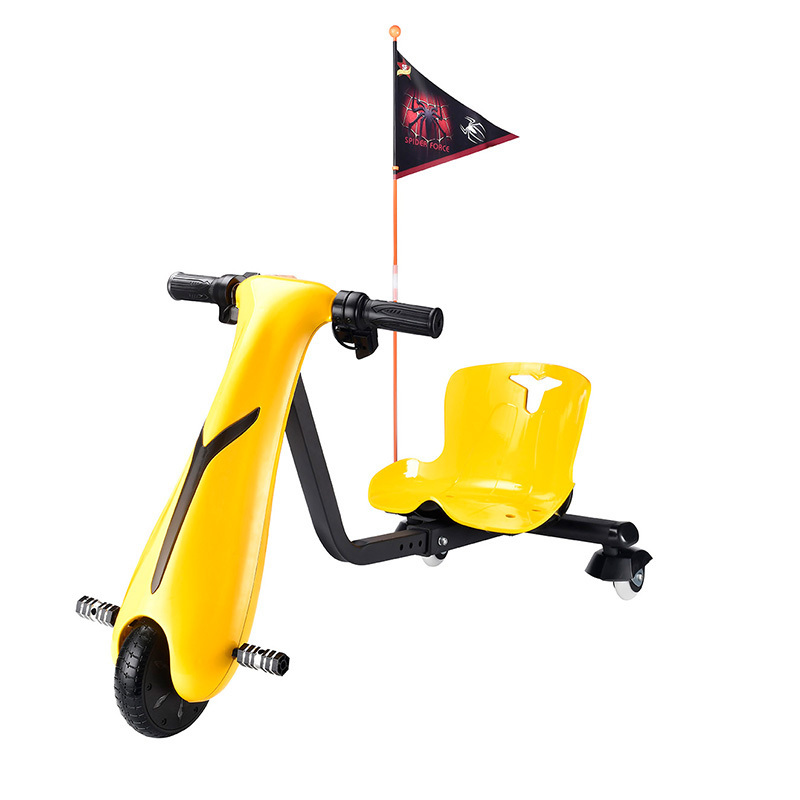 Factory direct delivery Kids and adults racing scooter 3 wheels drift scooter crazy cart