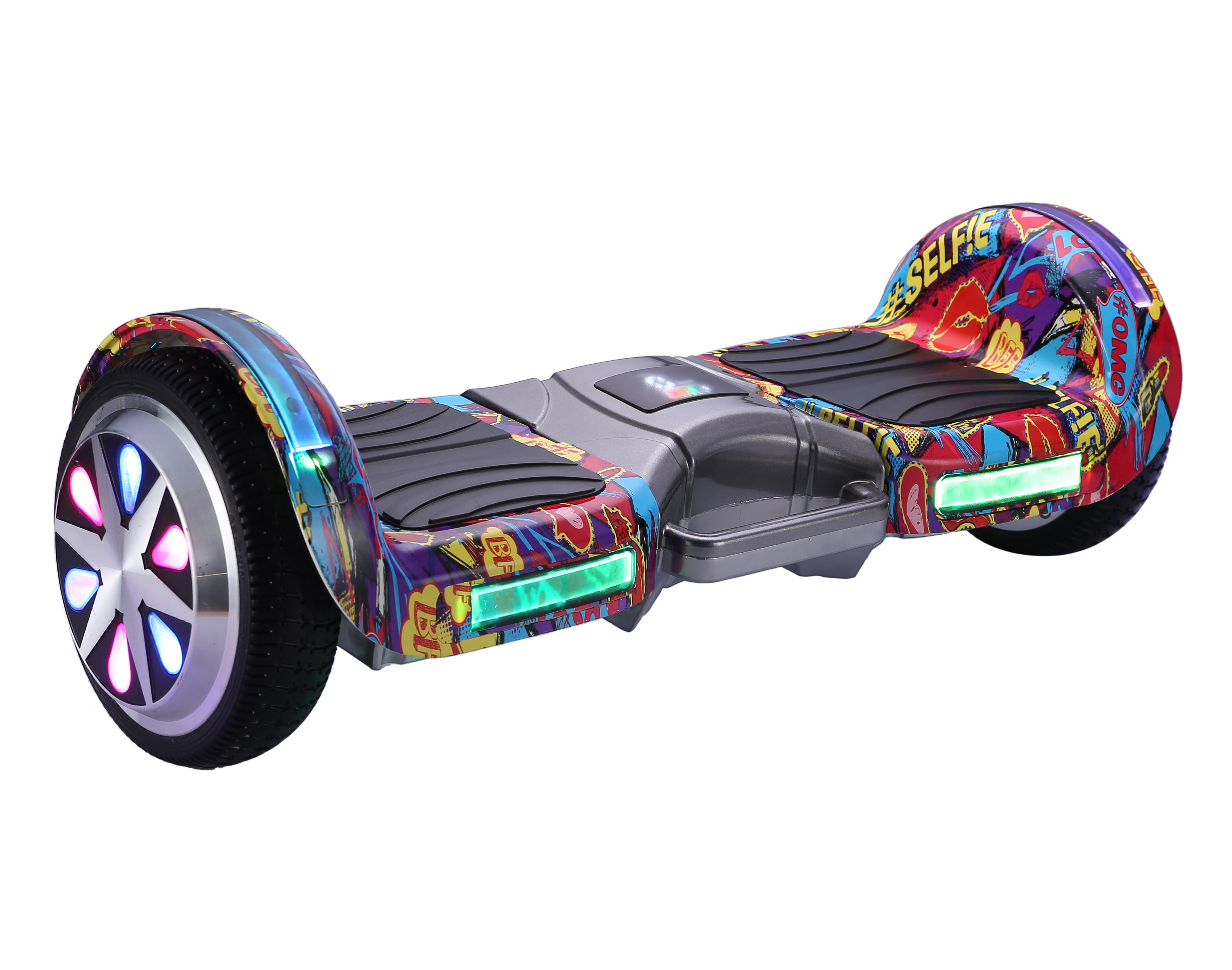 Popular 2 Wheels Electric Scooter Customized Lights Motor Power Battery Hoverboard