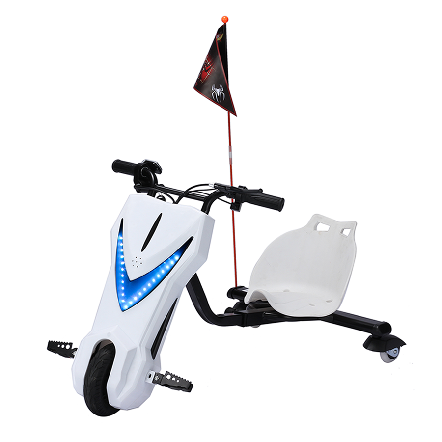 Manufactory Wholesale 3 Wheel 250W Motorized Scooter Electric 360 Drift Trike for Adults