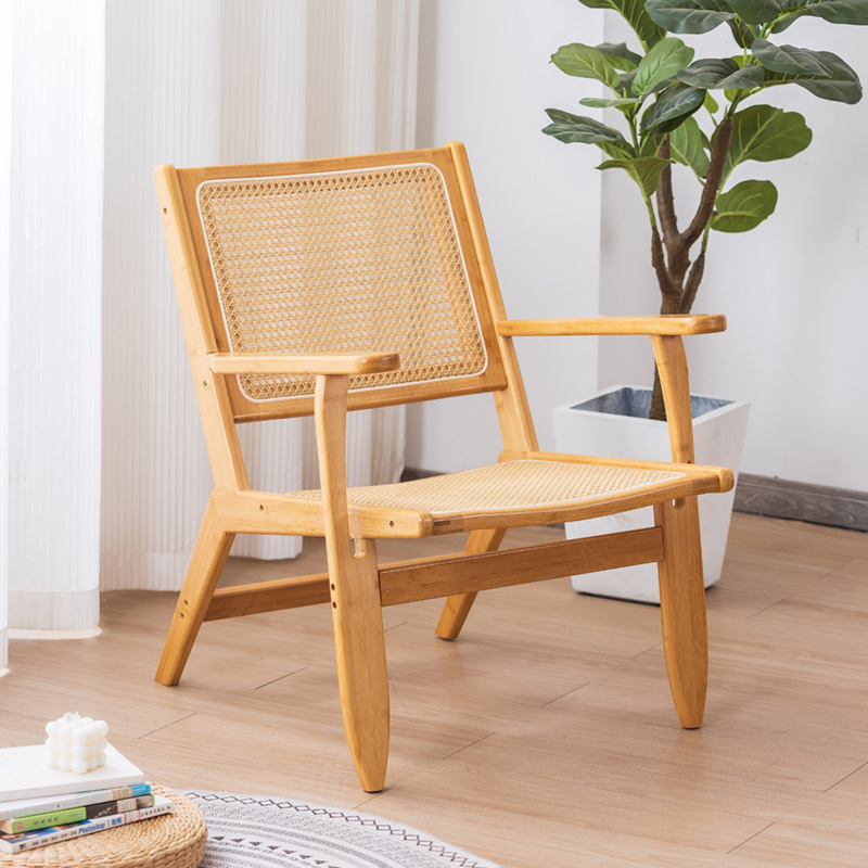 wholesale price factory direct accent indoor furniture living room high quality wicker modern lounge chair rattan chair