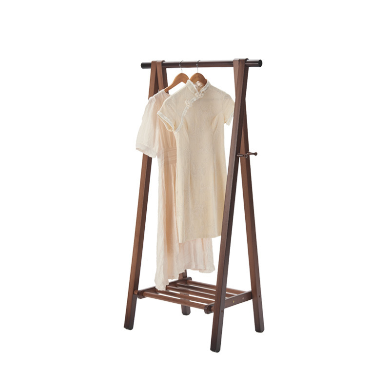 Modern  display Wooden  cloth hanger Wooden coat rack Bedroom Cloth Rack