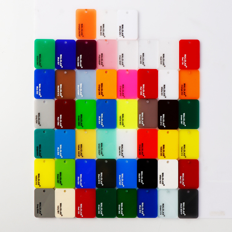 Colored acrylic sheet 3mm clear cast acrylic sheet for laser cutting