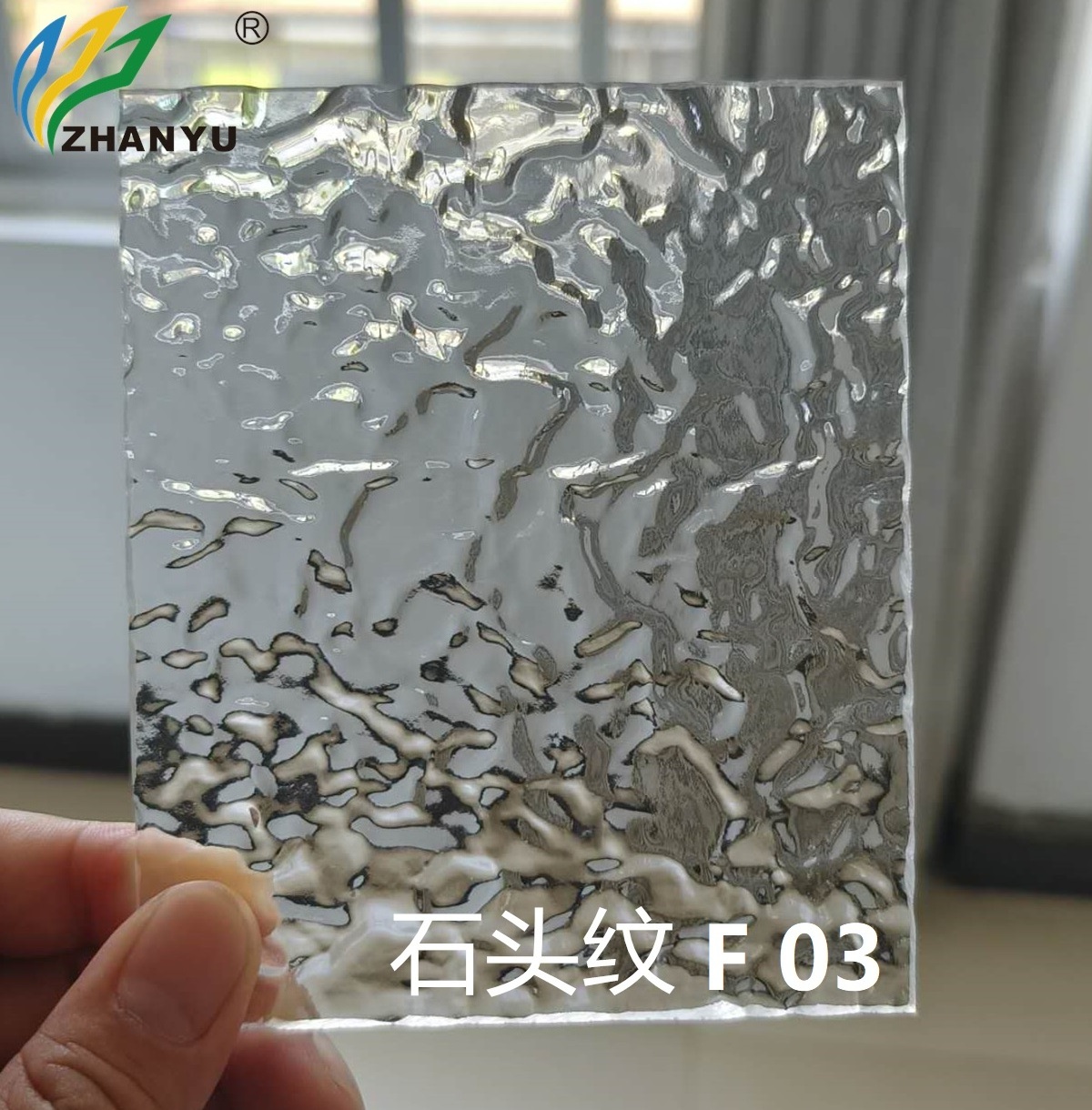 WALGLAS  2023 new designed wide strip  pattern extrusion acrylic sheets