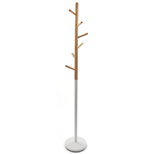 Cheap metal coat stand rack White 180 x 28 x 28 cm for sale