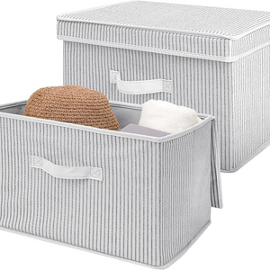 Fabric Storage Boxes Large Storage Bins with Lids Toy Storage Organizer