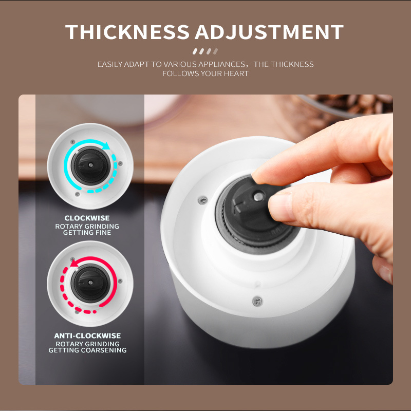 Portable Small Kitchen Appliances Coffee Grinder Machine Usb Charging Electric Coffee Grinder