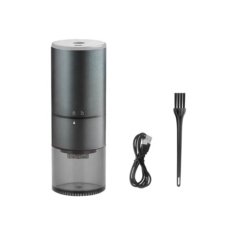 Portable Stainless Steel Adjustment Coffee Grinder Machine Usb Charging Electric Coffee Grinder