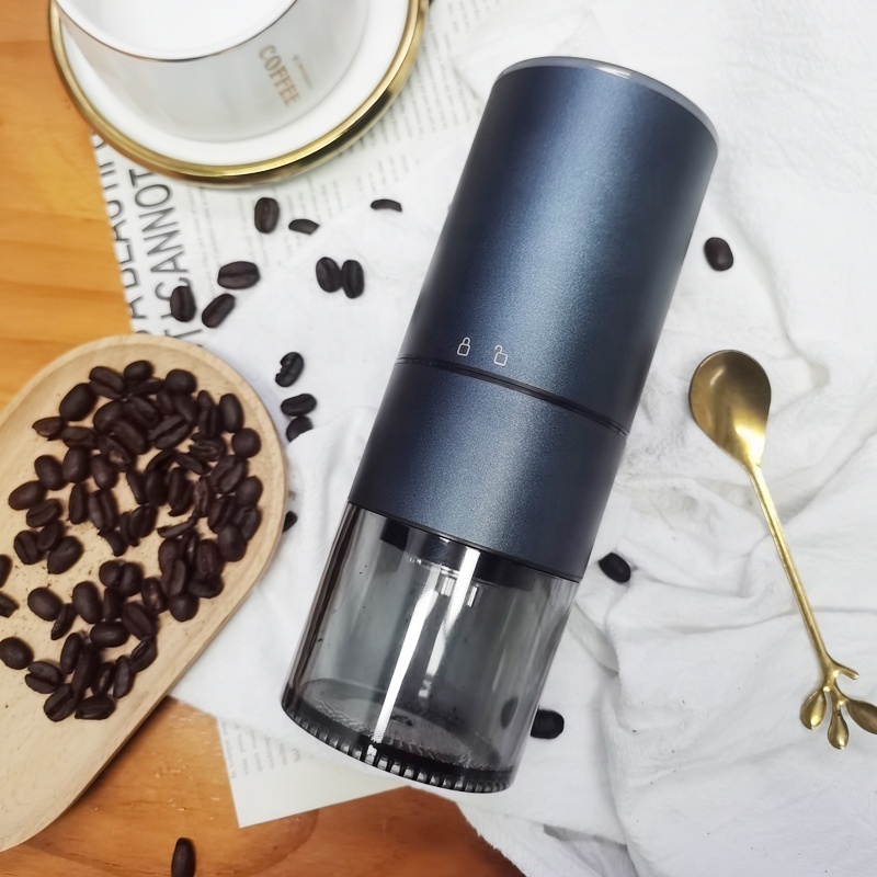 Portable Stainless Steel Adjustment Coffee Grinder Machine Usb Charging Electric Coffee Grinder