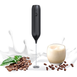 Wholesale Usb Rechargeable Home Drinks Handheld Foam Maker Lattes Electric Coffee Mixer Milk Frother