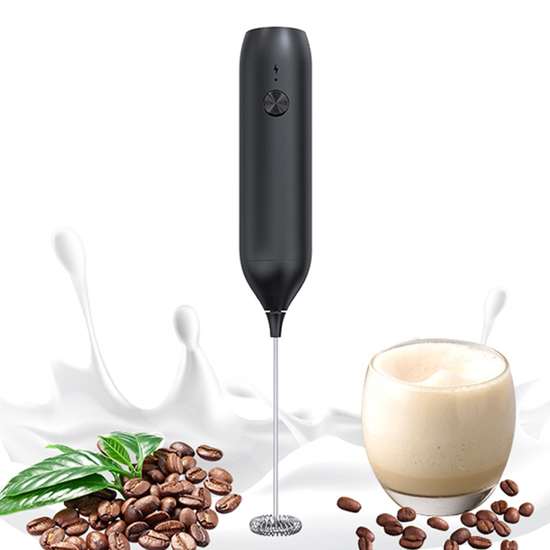 Rechargeable Usb Handheld Drinks Coffee Mixer Battery Milk Foam Maker