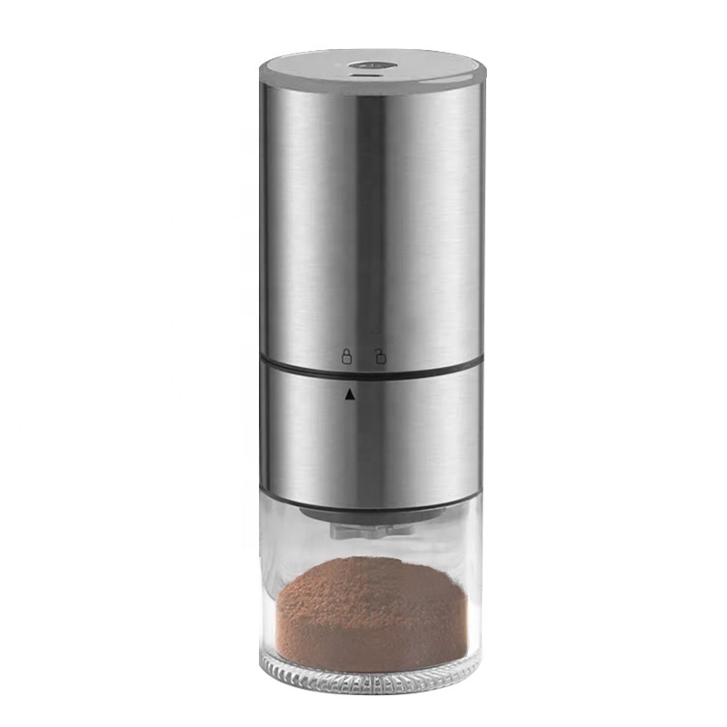 Portable Stainless Steel Adjustment Coffee Grinder Machine Usb Charging Electric Coffee Grinder