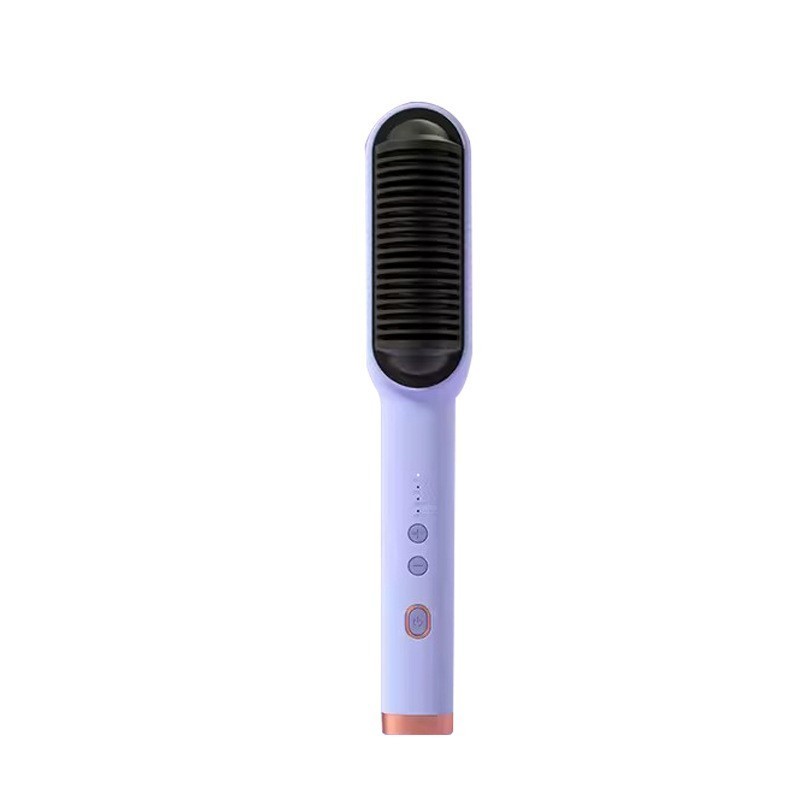 Portable Hair Straightener Comb Brush Negative Ion Fast Heated Electric Ceramic Ionic Hot Comb Hair Straight Mini Electric Comb