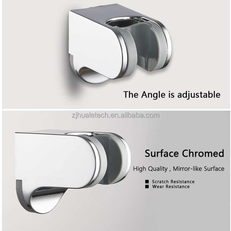 HD-2B  ABS angle adjustalbe handheld shower head holder chromed shower bracket for bathroom