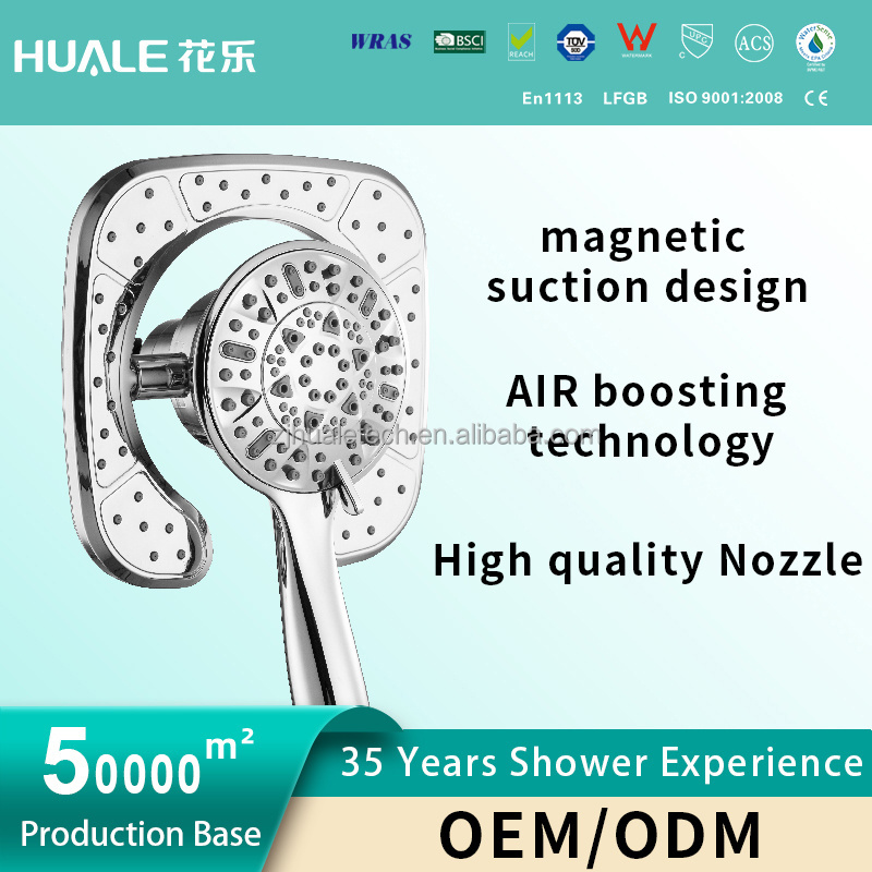 2023 new design ZM8189 multi function  2in1 magnetic shower head kit with rotate structure for bathroom