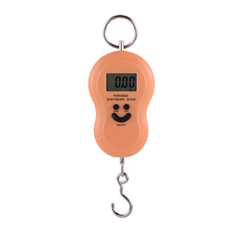 2023 Portable Smile Hanging Digital Luggage Scale Travel Suitcase Scales Weights With Tare Function