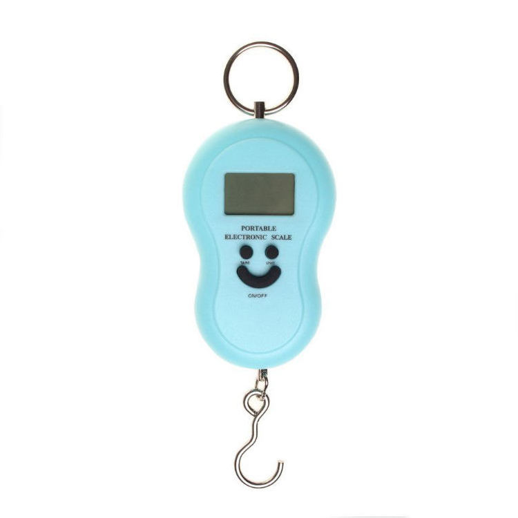 2023 Portable Smile Hanging Digital Luggage Scale Travel Suitcase Scales Weights With Tare Function