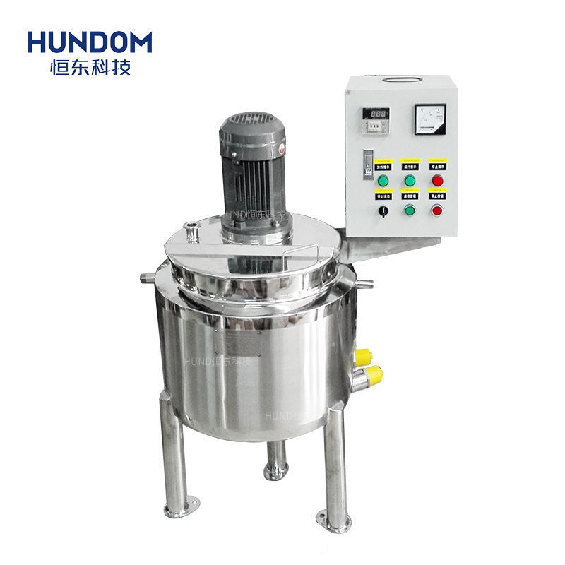 HUNDOM Fertilizer homogenizer Double Jacketed shea body butter Stainless Steel High shear Mixing Tank