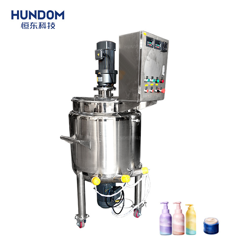 500L Liquid Chemical Mixer Equipment Face Cream Gel Blending Machine Liquid Soap Making Machine Gel Mixing Machine