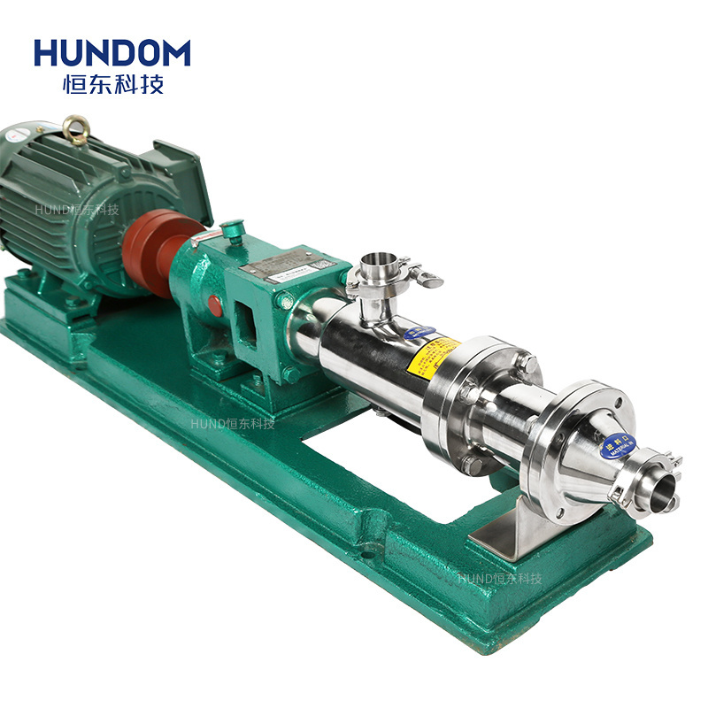 Stainless steel electric rotor mud progressive cavity pump helical rotor mono screw oil slurry sludge pumps