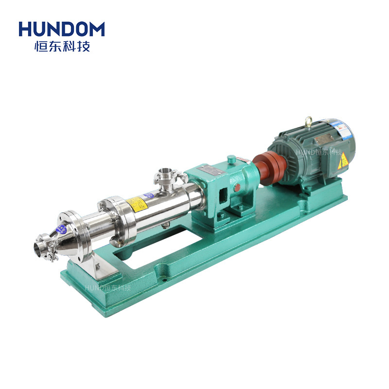 Stainless steel electric rotor mud progressive cavity pump helical rotor mono screw oil slurry sludge pumps