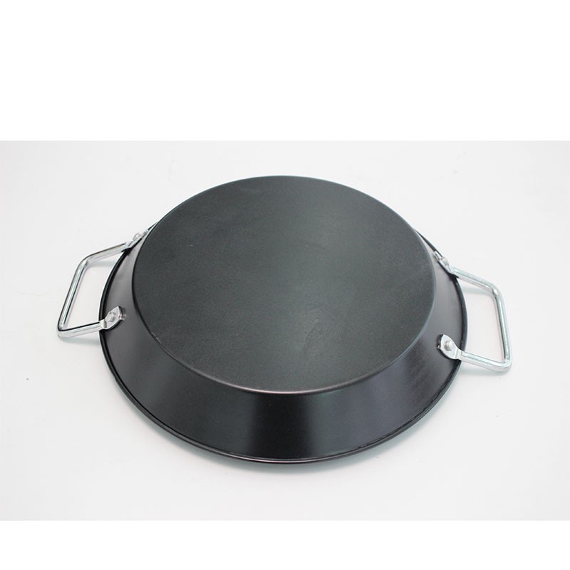 huo chu Black Steel Seasoned Carbon Steel Paella Pan Seafood Pasta Paella Cookware  Paella Wok Pan