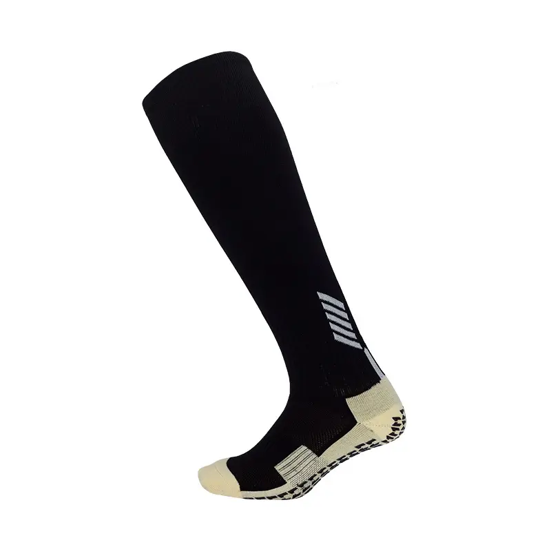 Non-slip Sole Football socks nylon towel sole adult tube knee breathable sweat cycling socks