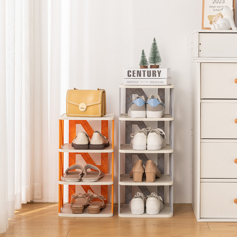 Multi-Tier Assembled Shoe Rack Multifunctional Foldable Shoe Rack For ...