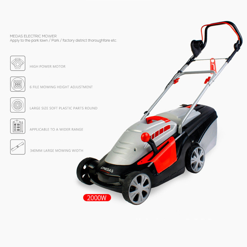 Wholesale Small Household Plug-In Mower Electric Garden Weeder  Lawn Mower Grass Cutter