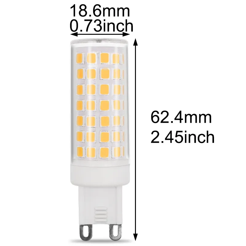 G9 Led Bulb Dimmable Halogen Equivalent No-flicker Chandelier for Chandeliers 5W 6W 7W 9W 12W 12V 110V 220V 85-265V Bulb Light