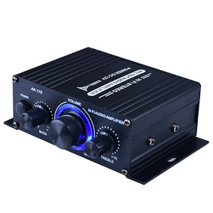 AK-170 Hifi Stereo Audio Power Amplifier Dual Channel Home Digital Amplifiers AK-170