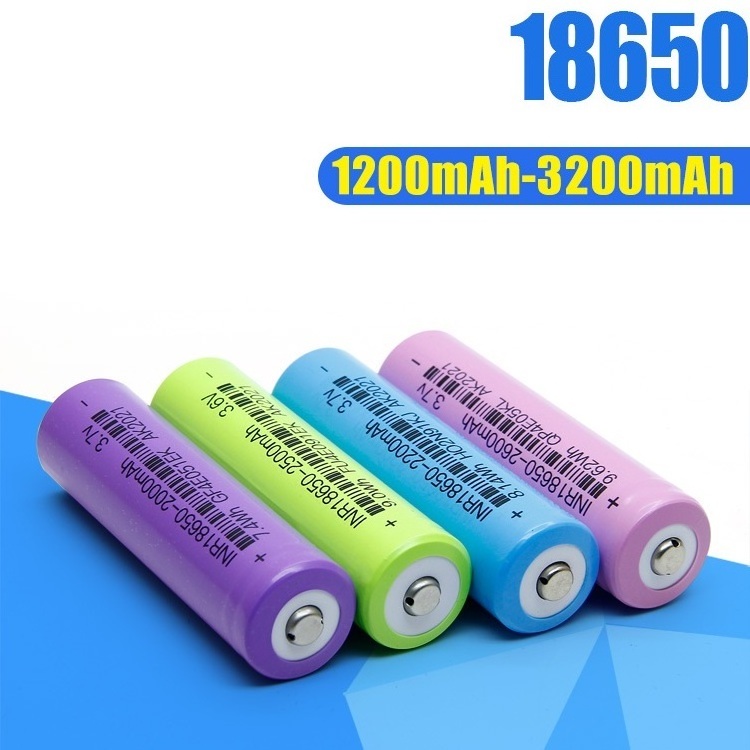 High Capacity Rechargeable 18650 21700 Battery with 3.6V 3.7V 7.4V 12V 1800mAh 2200mAh 2600mAh 3000mAh 4500mAh 3500mAh 5000mAh