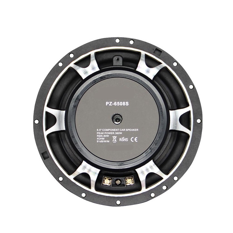 6.5-inch 360W car audio speaker PZ-6508S with dual bass and high end audio system PZ-6508S