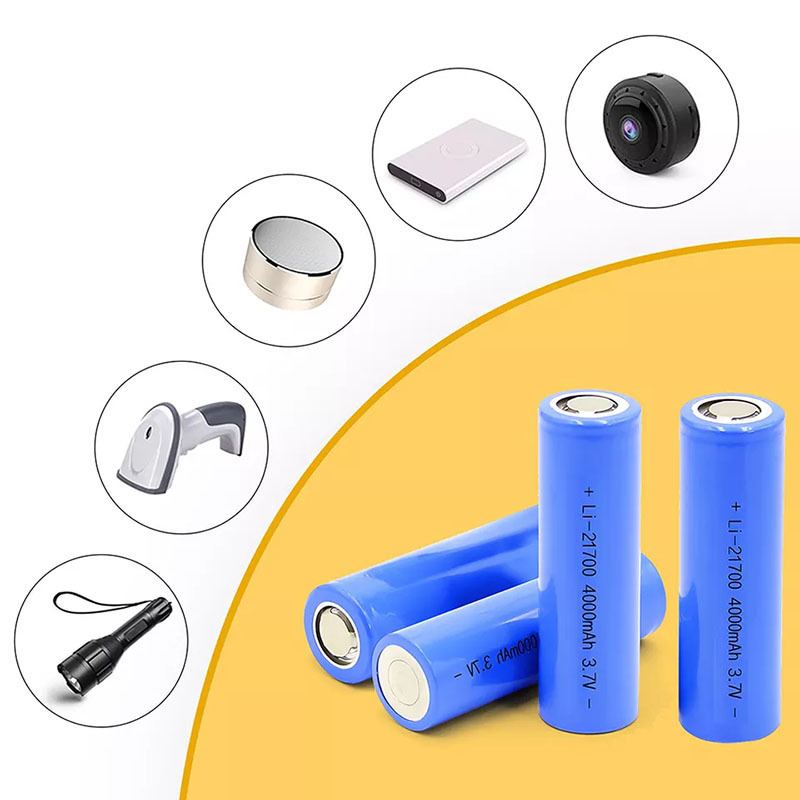 High Capacity Rechargeable 18650 21700 Battery with 3.6V 3.7V 7.4V 12V 1800mAh 2200mAh 2600mAh 3000mAh 4500mAh 3500mAh 5000mAh