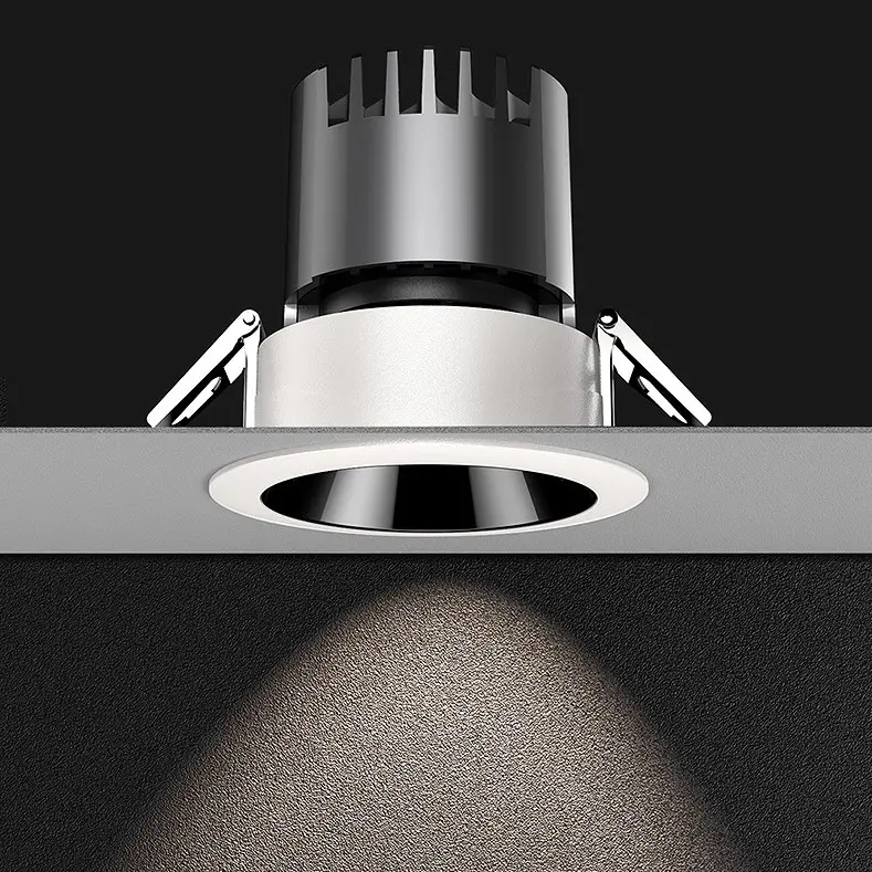 Factory Price Black Led Spotlight  Glare Spot Light Led Recessed Downlight Spotlight 7W 10W Wall Washer