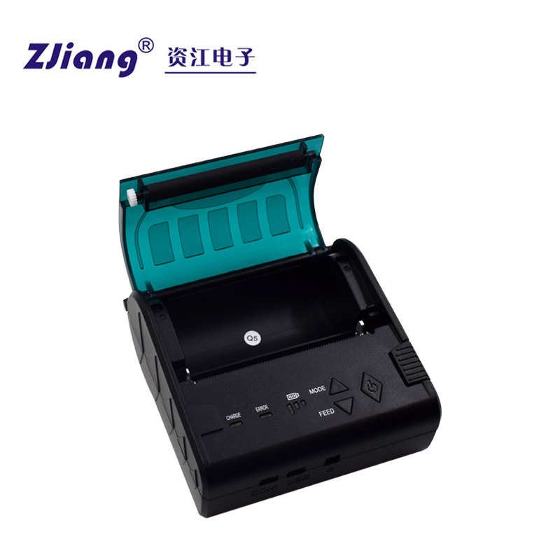 ZJiang new model 3inch mobile thermal printer 80mm blue tooth with pos 80 printer thermal driver ZJ-8003