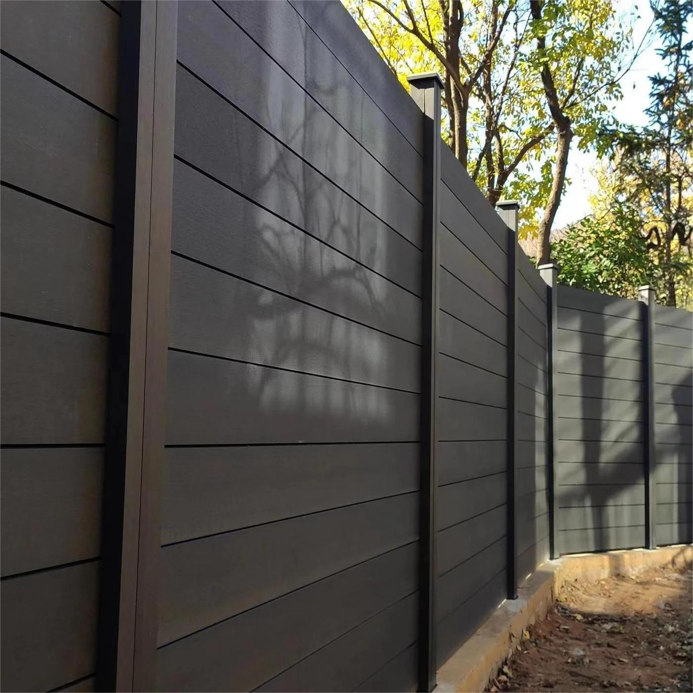 Natural-Looking WPC Wood-Plastic Simulated Stone fences for houses Walls with Classic Appeal