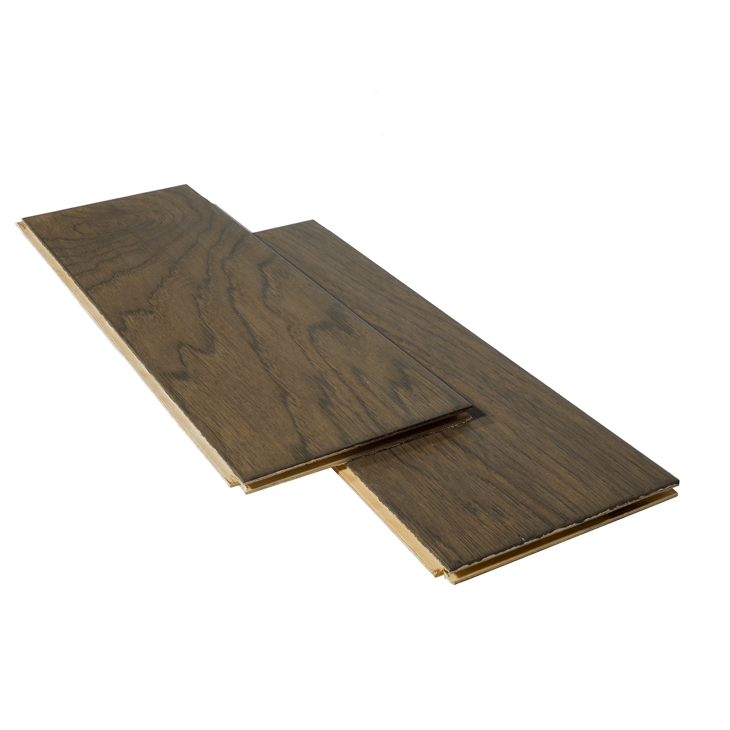 Affordable Hickory Hand Scraped Engineered Hardwood waterproof laminate Flooring for house kitchen