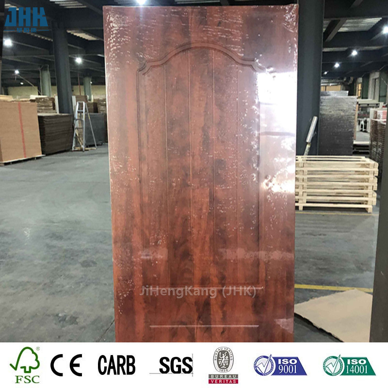 JHK-P10 two panel wooden swing door PVC Sliding Door Track modern interior doors Good quality