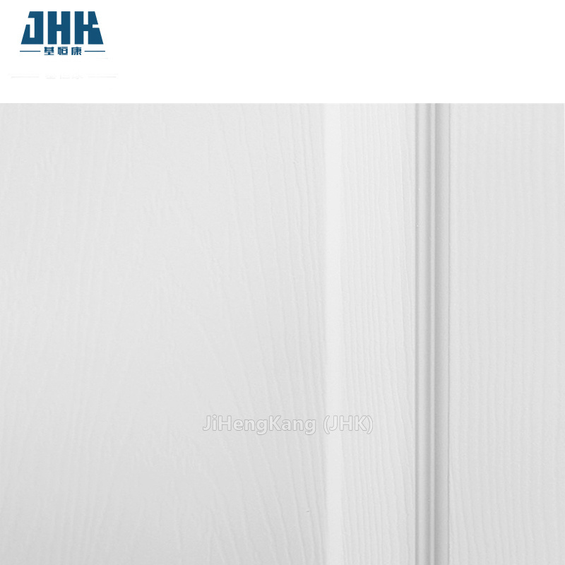 JHK-001 White Primer Smooth 1 panel custom doors  HDF Door plank of craftsmen wooden swing door Good quality