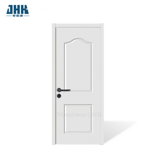 JHK-002-WG White Primer Wood Grain custom doors White primed door interior panels for sale Door plank of household  Good quality