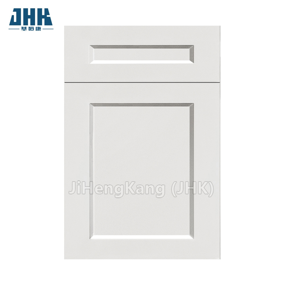 JHK-CD008 PVC Filming Finished sliding cabinet door lock shoe cabinet with sliding door